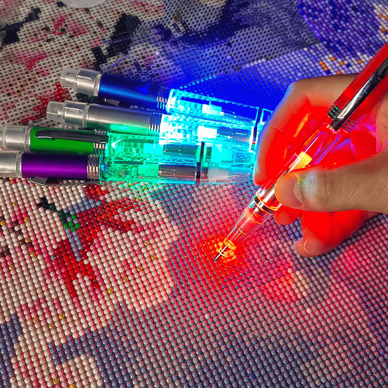 Penna Per Diamond Painting In Resina - Kit Con 6 Punte, Per Pittura Con Diamanti 5D