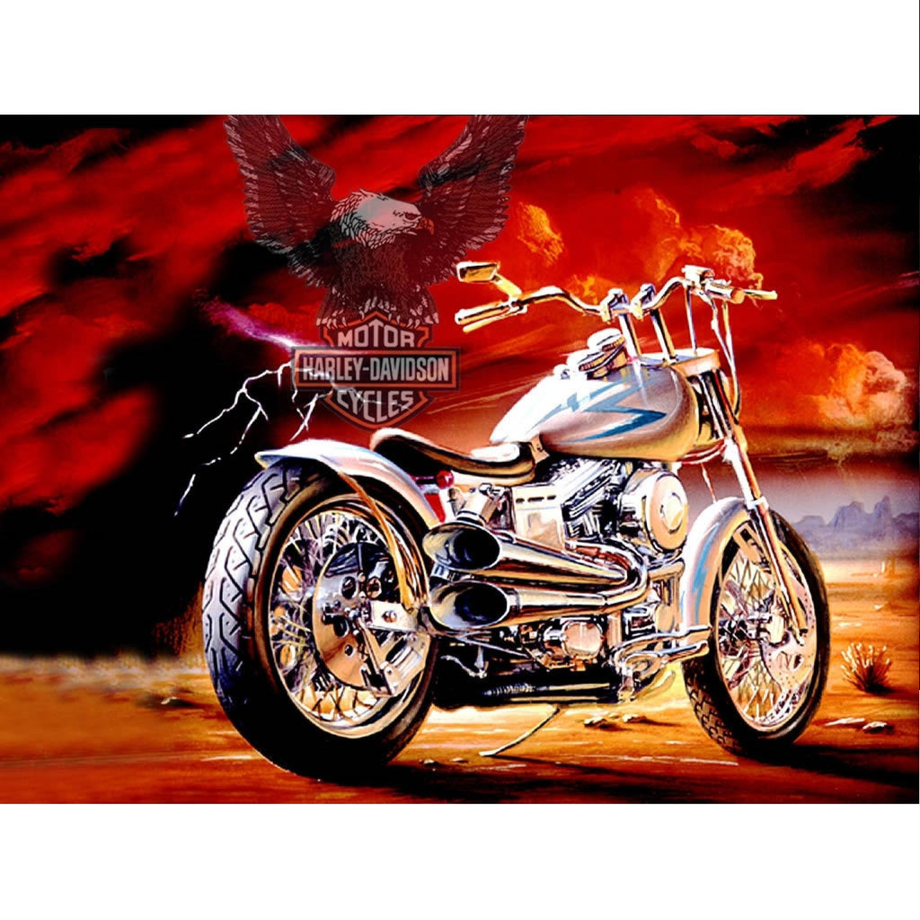 Harley Davidson Motor Harley Davidson Motor Diamantmålning | Eget foto diamantmålnings | Diamond painting | Fyndiq | Sverige