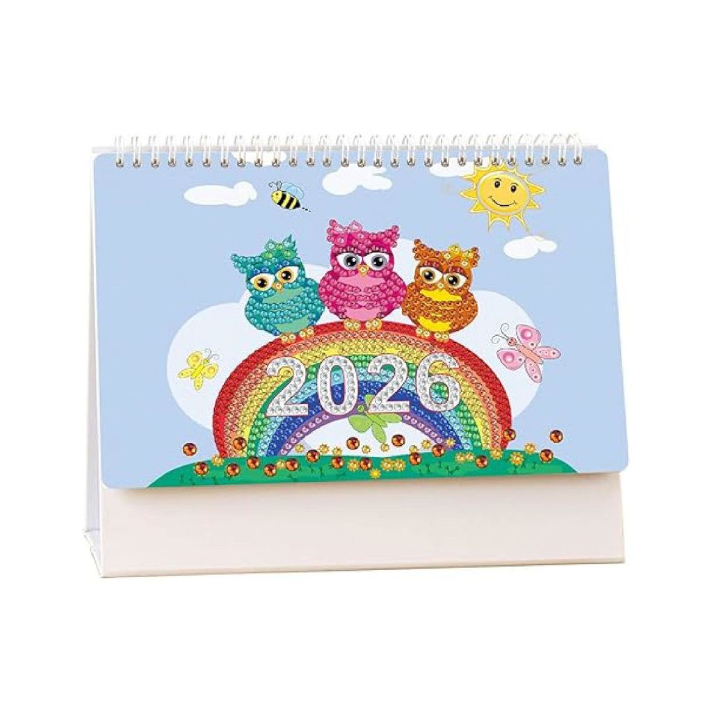 2026 Diamond Painting Bordskalender – Uggleutgåva - Diamond Painting