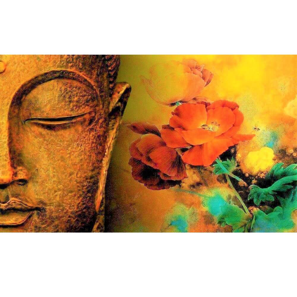 Buddha med blomma Buddha med blomma Diamantmålning | Eget foto diamantmålnings | Diamond painting | Fyndiq | Sverige