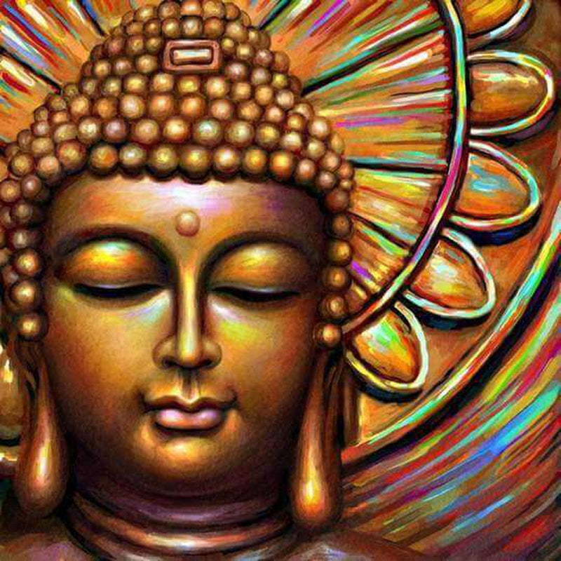 Buddha porträtt Buddha porträtt Diamantmålning | Eget foto diamantmålnings | Diamond painting | Fyndiq | Sverige