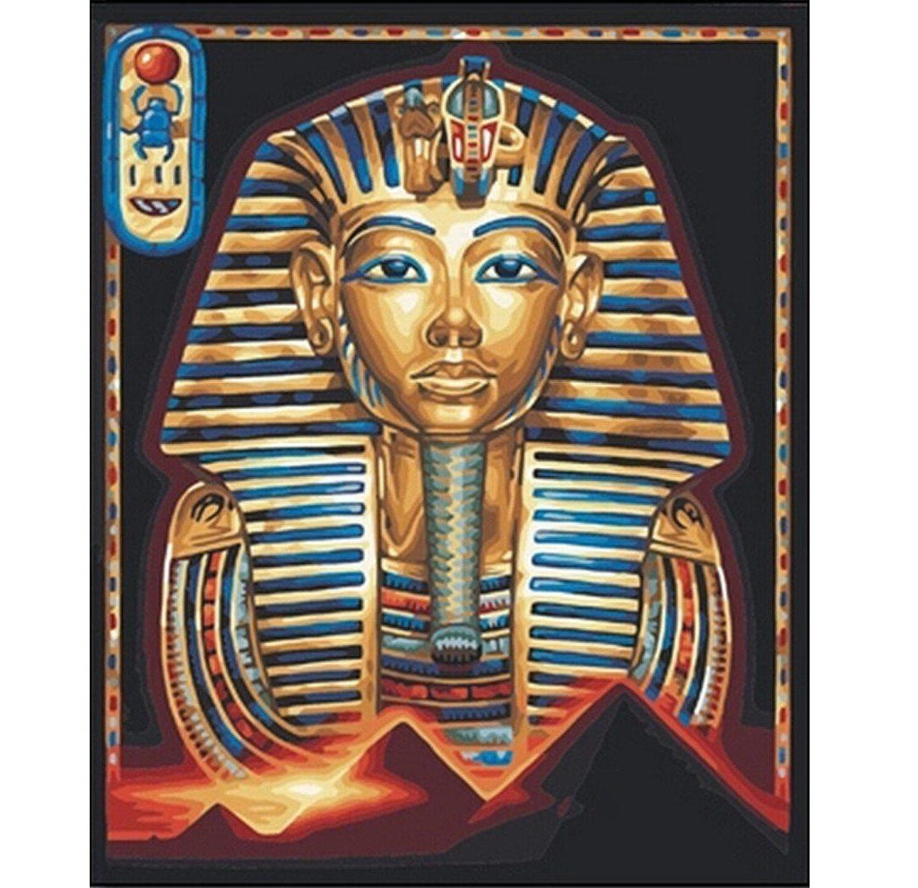 Egyptisk farao Egyptisk farao Diamantmålning | Eget foto diamantmålnings | Diamond painting | Fyndiq | Sverige