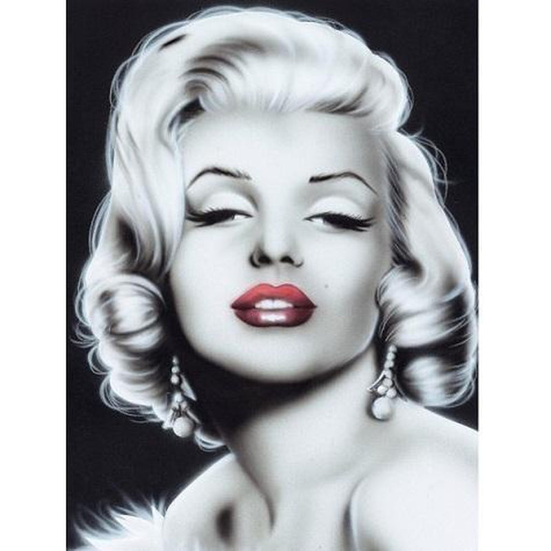 Marilyn Monroe Svartvitt Marilyn Monroe Svartvitt Diamantmålning | Eget foto diamantmålnings | Diamond painting | Fyndiq | Sverige