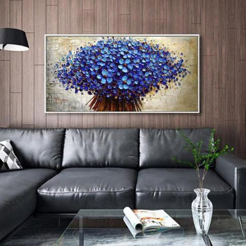 Massor av blåa blommor från 50x100cm Massor av blåa blommor från 50x100cm Diamantmålning | Eget foto diamantmålnings | Diamond painting | Fyndiq | Sverige