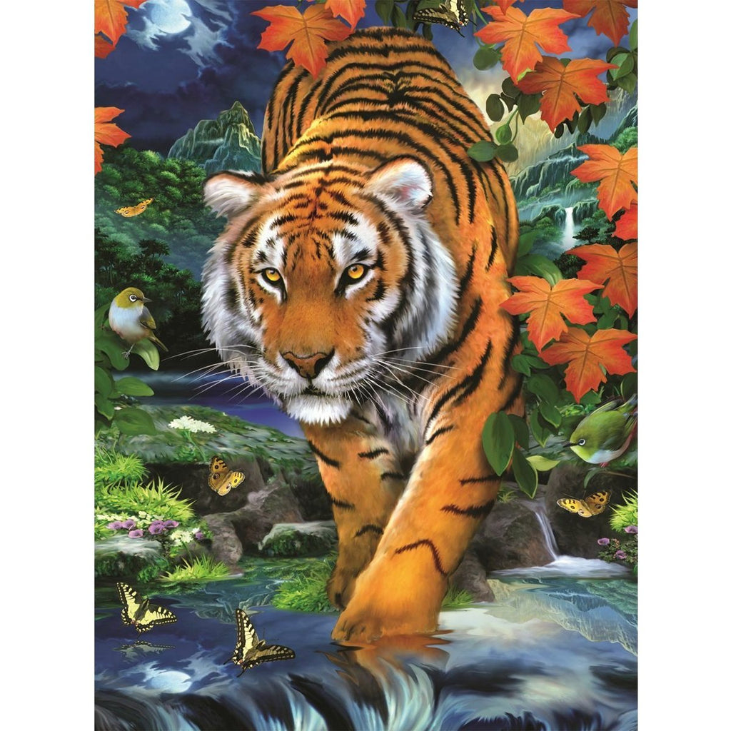 Tiger i vattnet Tiger i vattnet Diamantmålning | Eget foto diamantmålnings | Diamond painting | Fyndiq | Sverige